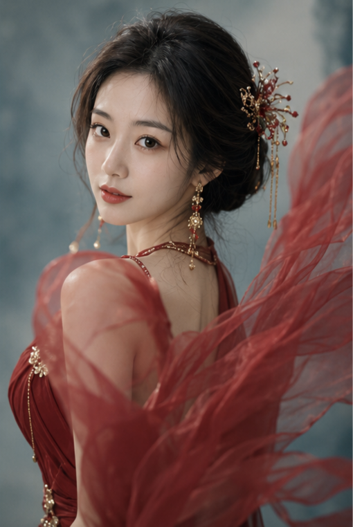 Nouvelle photographie d'art sur le thème des carpes koï chinoises