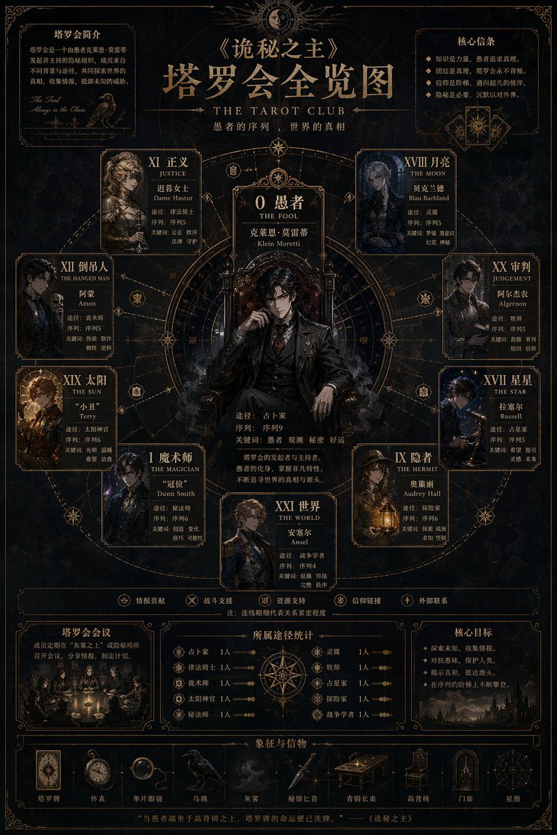 Mapa do Occult Tarot Club