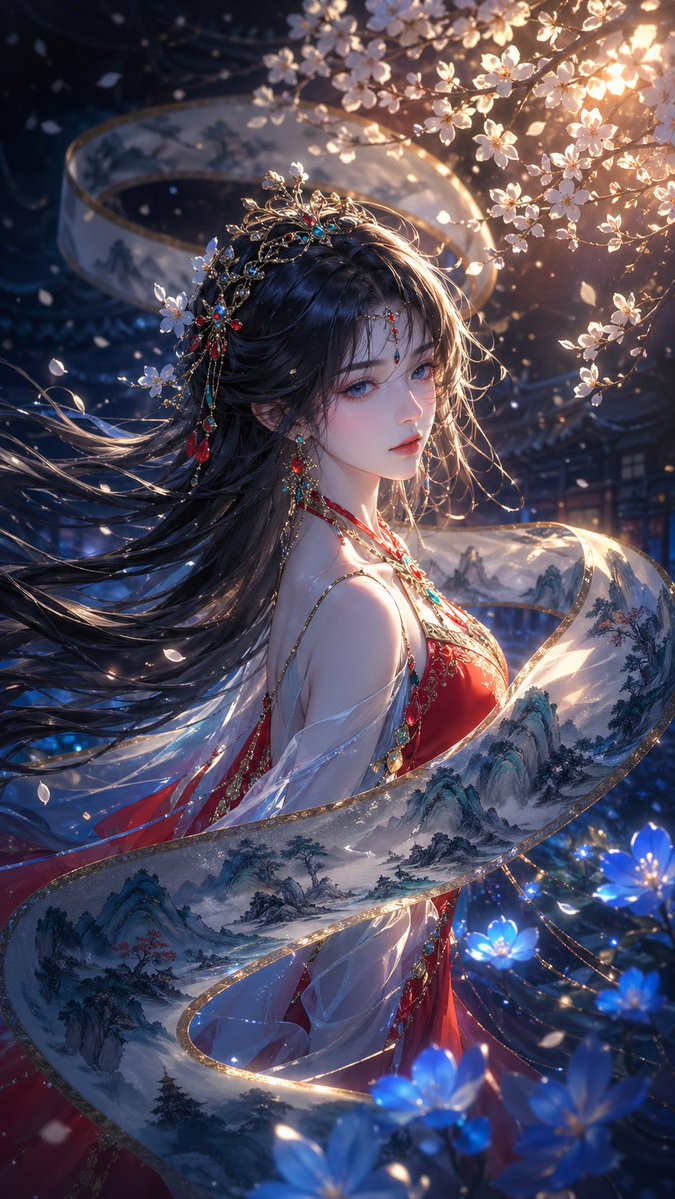 Prompt d'illustration fantastique orientale