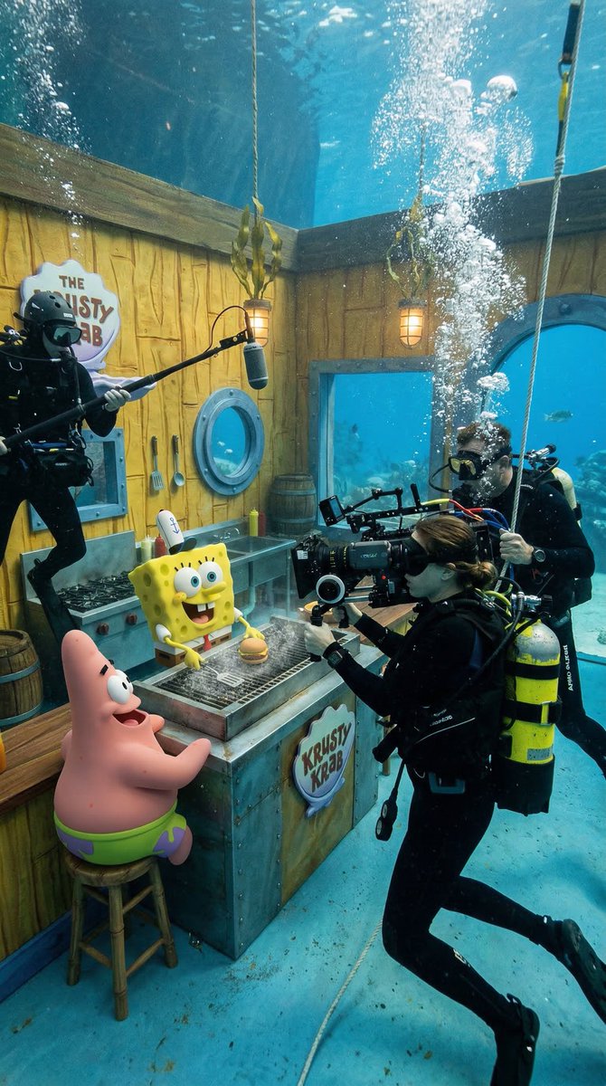 Fotogerçekçi BTS SüngerBob Sahnesi