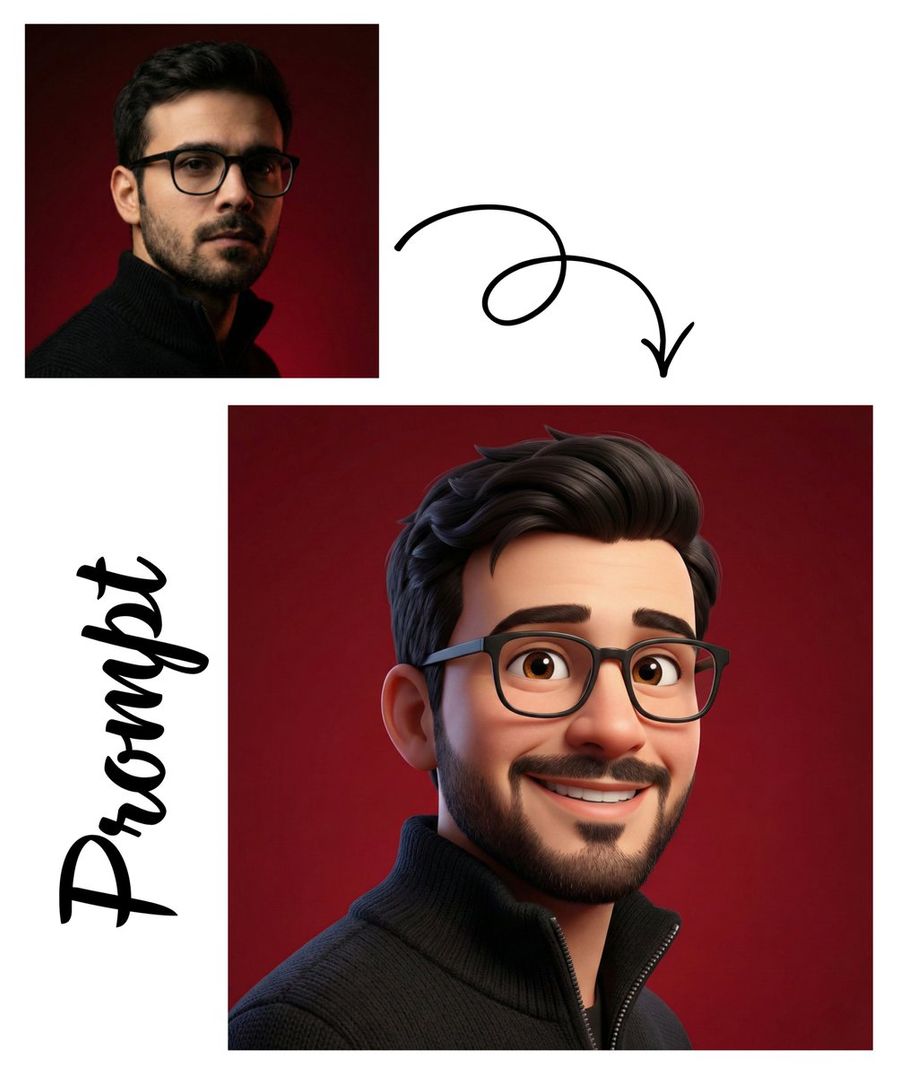 Pixar Tarzı 3D Avatar
