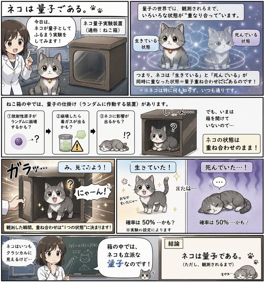 Mangá do Gato Quântico