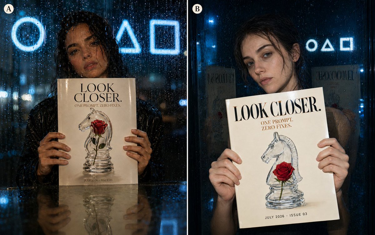 Rainy Night Fashion Comparison