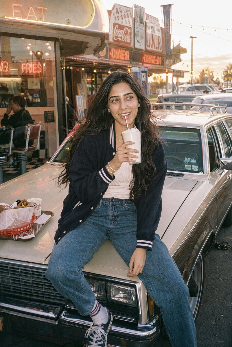 Retro Diner Milkshake Portrait