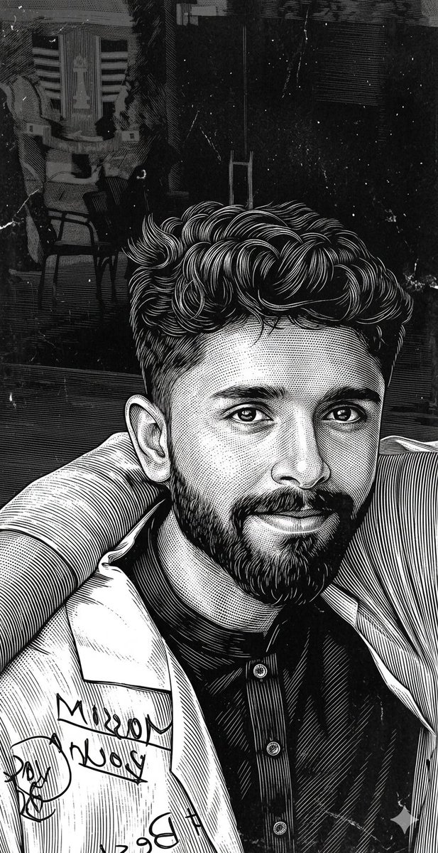 Transformação de Retrato em Estilo Scratchboard