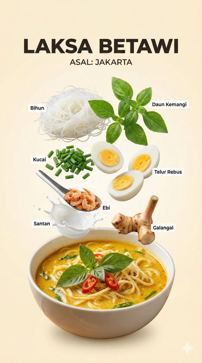 Structured Indonesian Food Infographic Prompt