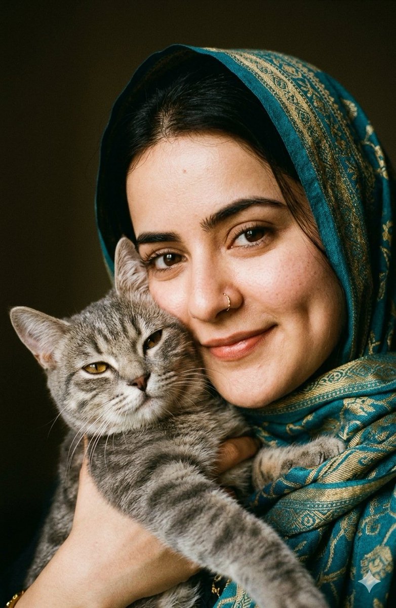 Retrato Íntimo com Companheiro Felino