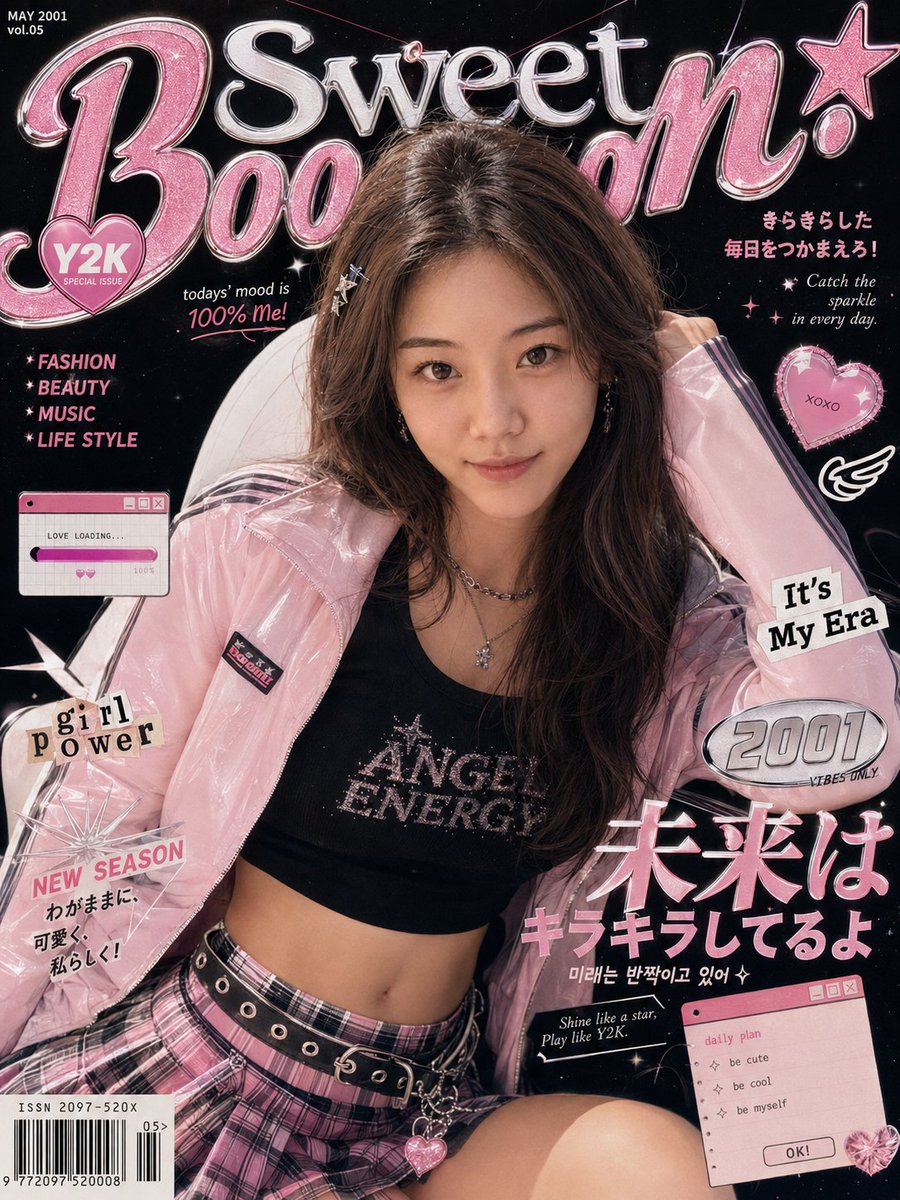 Y2K Fashion Magazine Cover