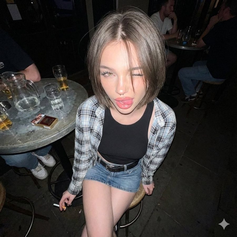 Y2K Grunge Flash Photography Snapshot
